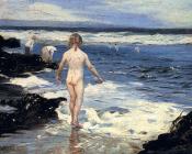 贝尼托 雷沃列多 科雷亚 : Children Playing At The Beach